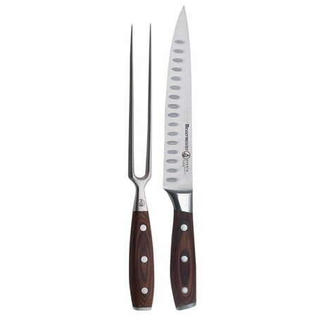 MESSERMEISTER Carving Set Stl/Wood 2Pc L8000-2KS